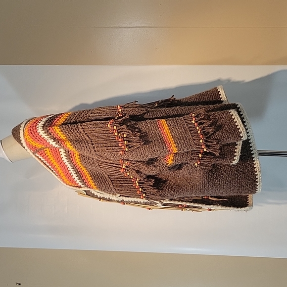 Vintage Handmade Boho Hippy Chic Oversized Sweater - Picture 4 of 14